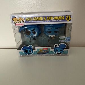 Funko Anti-Cosmo & Anti-Wanda 2-Pack - Bright Blue Vinyl Figures